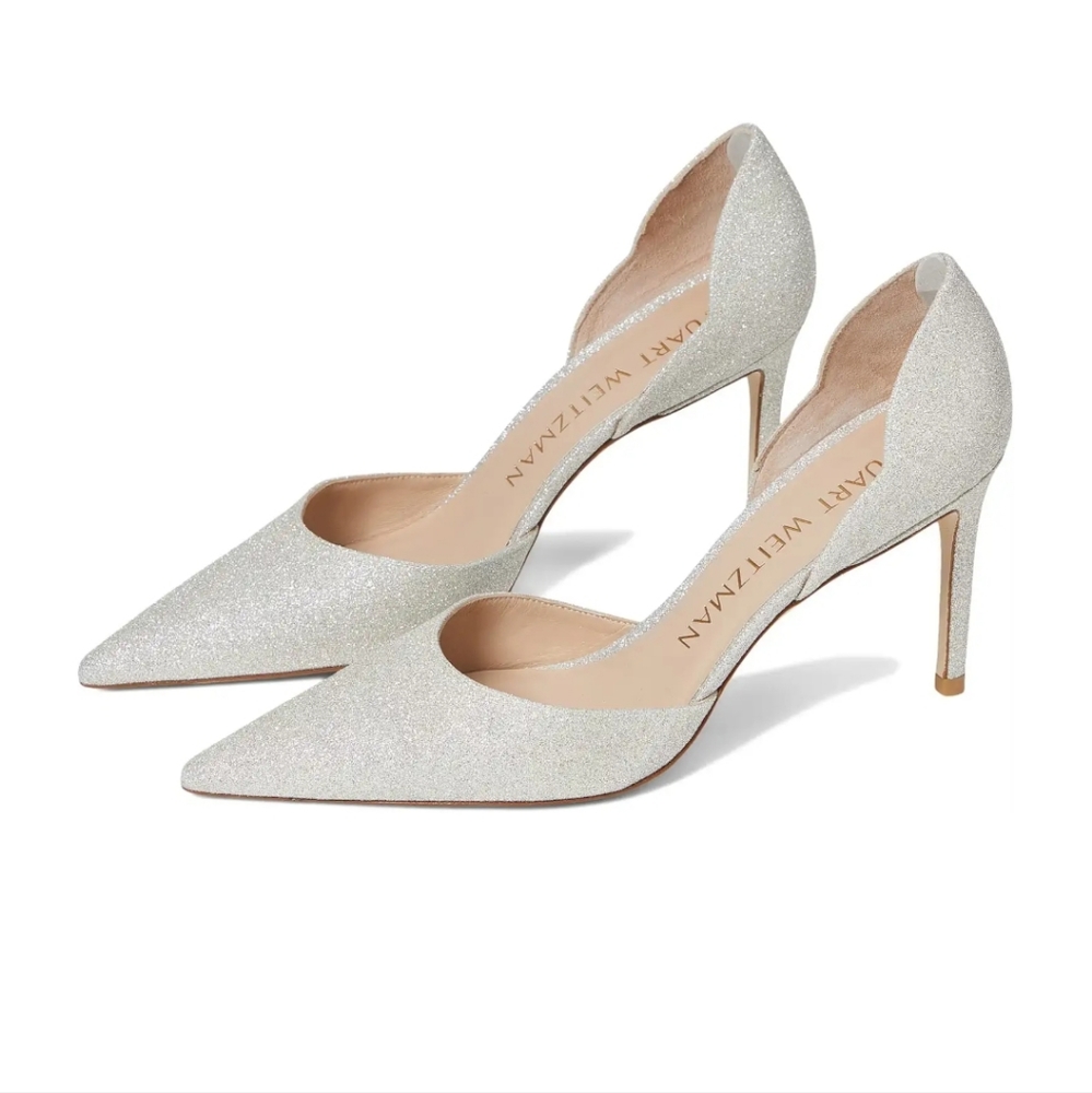 Stuart Weitzman Scalloped D'orsay Pumps